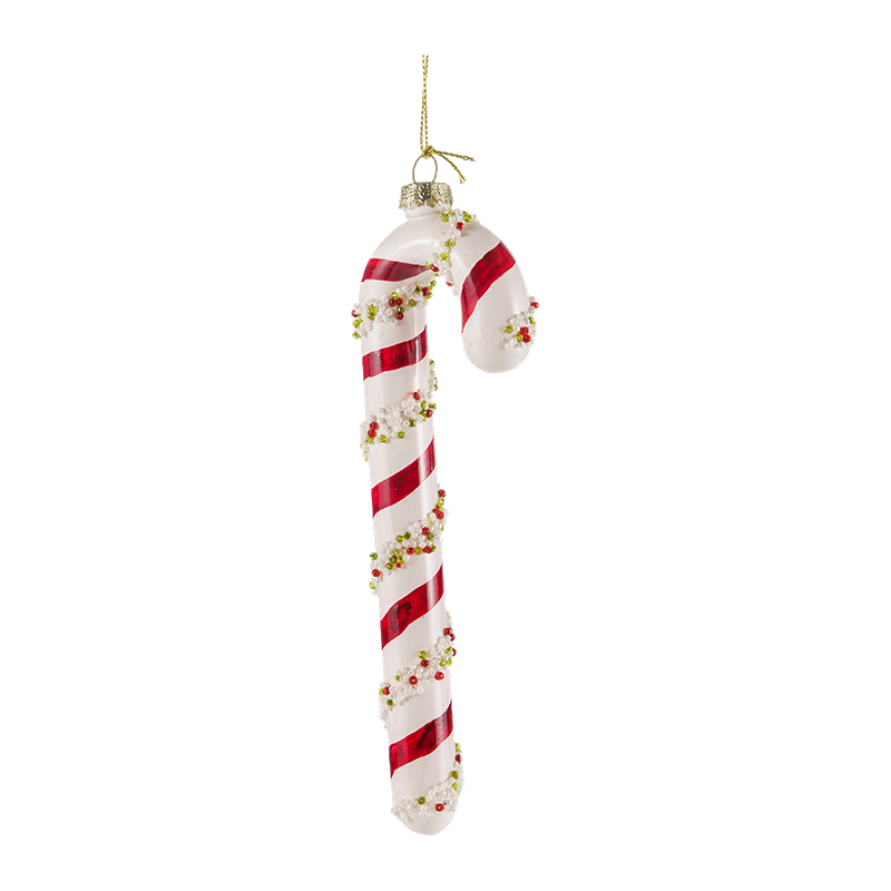 Brokoli Hiasan Kaca Krismas / Candy Cane / Glob dengan Bentuk Rusa