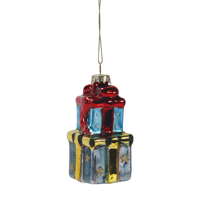 Hiasan Kaca Krismas (Set Cendawan / Kotak Hadiah)