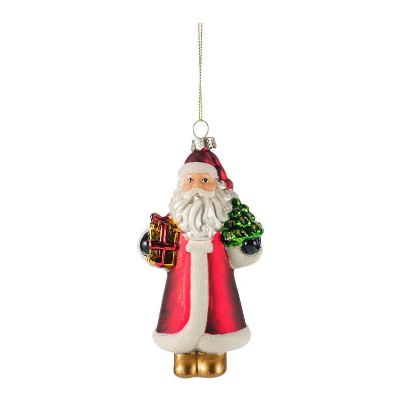 Hiasan Krismas Kaca Tiupan Lukisan Tangan