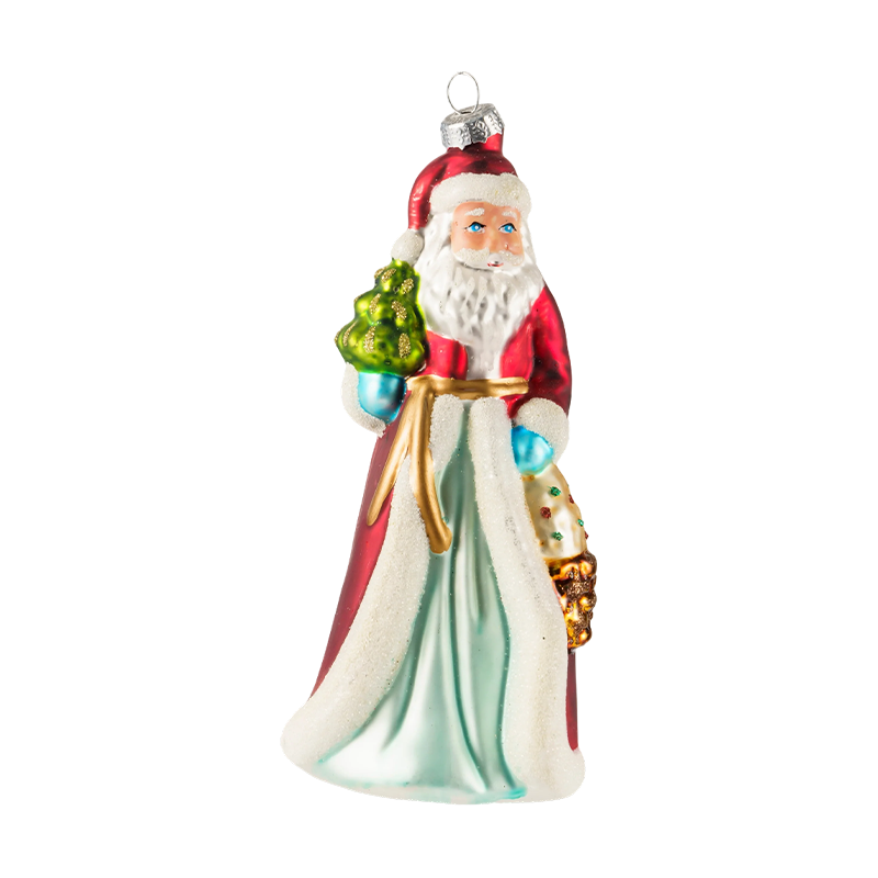 Hiasan Krismas Kaca Tiupan Lukisan Tangan