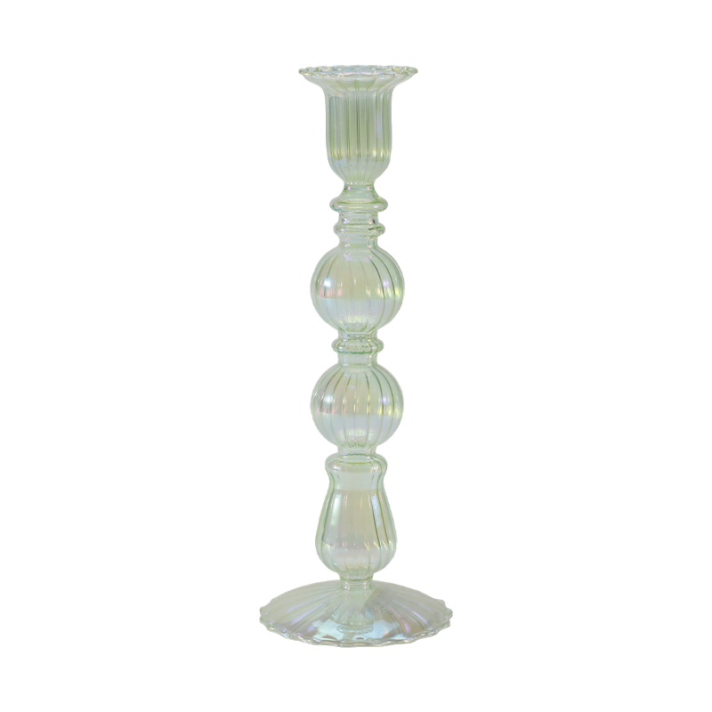 Koleksi Pemegang Lilin Kaca Bersusun & Ramping