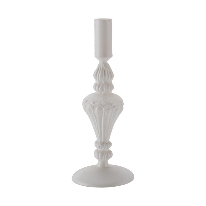 Koleksi Pemegang Lilin Kaca Berwarna-warni 18cm