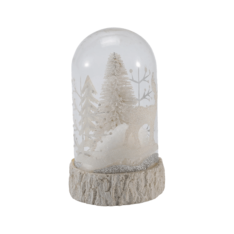 Cloche Kaca Perayaan & Cahaya Glob (Gaya Malaikat / Nativity / Pokok Krismas / Hutan Rusa)