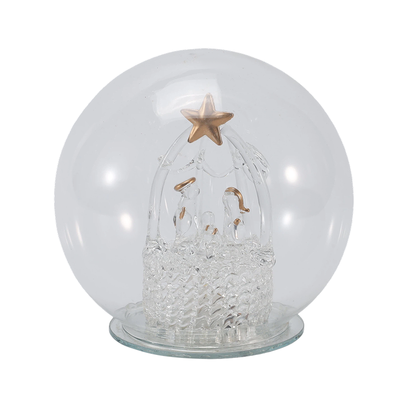 Cloche Kaca Perayaan & Cahaya Glob (Gaya Malaikat / Nativity / Pokok Krismas / Hutan Rusa)