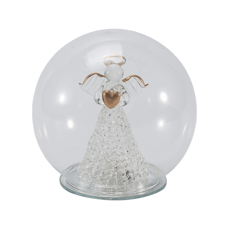 Cloche Kaca Perayaan & Cahaya Glob (Gaya Malaikat / Nativity / Pokok Krismas / Hutan Rusa)