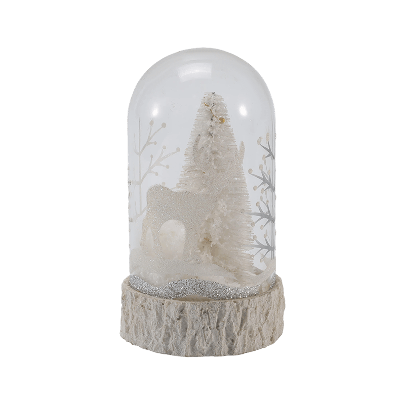 Cloche Kaca Perayaan & Cahaya Glob (Gaya Malaikat / Nativity / Pokok Krismas / Hutan Rusa)