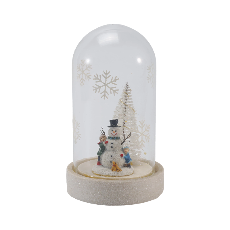 Cloche Kaca Perayaan & Lampu Botol (Scene Snowman / Pine Berry / Gaya Pokok Krismas)