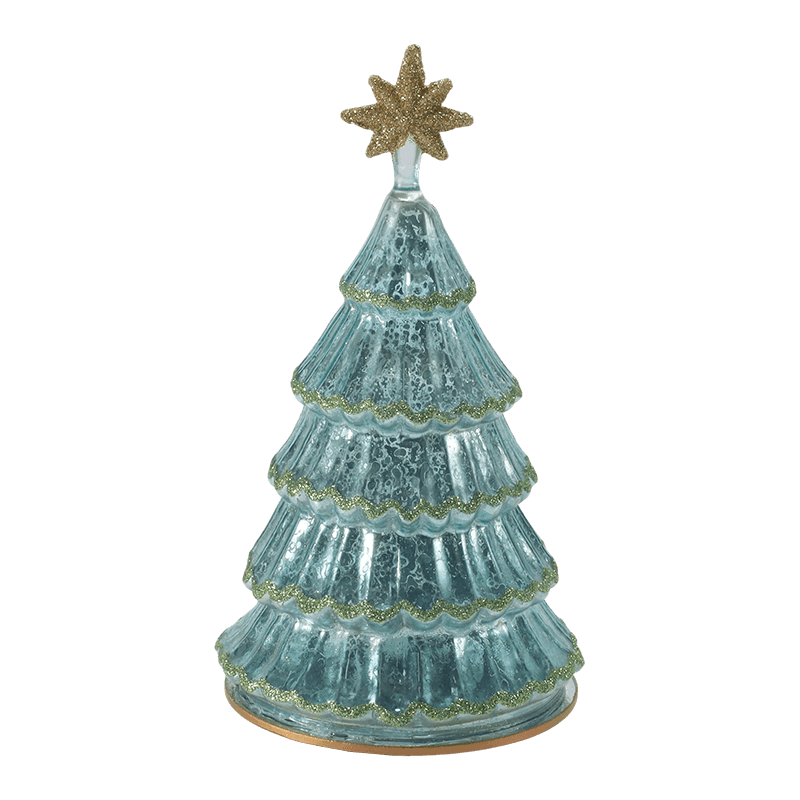 10*20 sm Lampu Pokok Krismas Berlapis Kaca Merkuri Vintaj