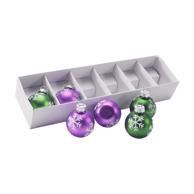 Set Hiasan Bola Krismas Kaca Perayaan
