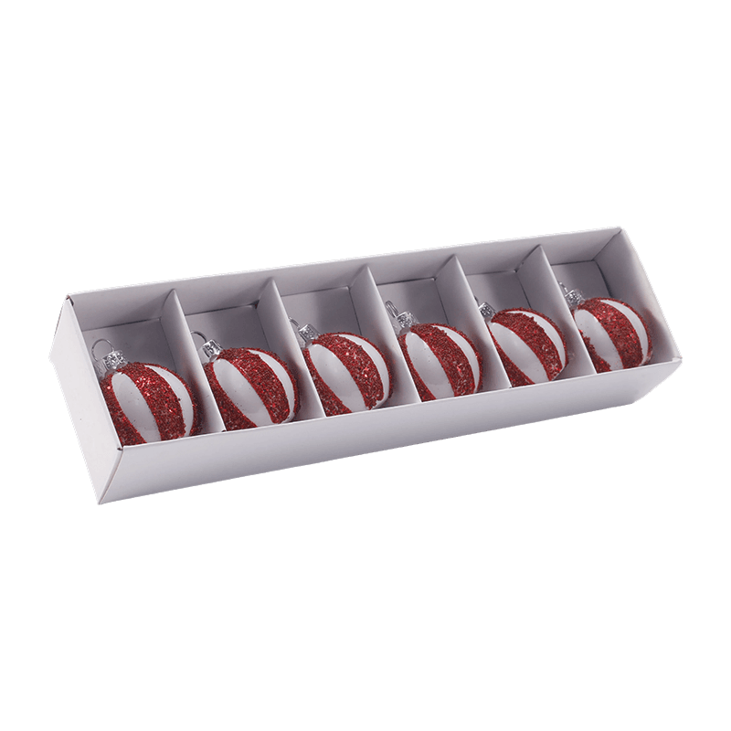 Hiasan Bola Krismas Kaca Ditiup Tangan