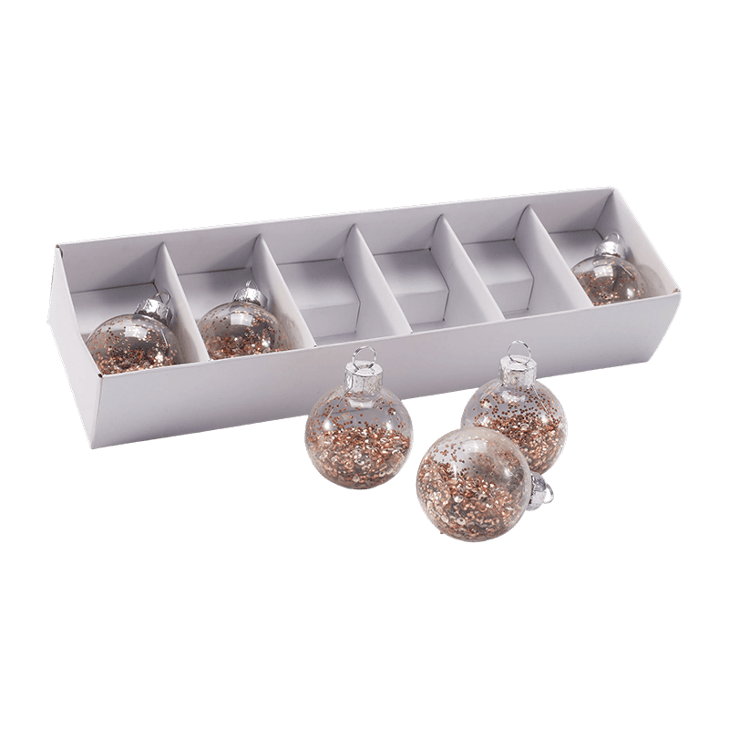Set Hiasan Bola Krismas Kaca Perayaan