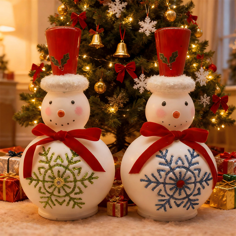 Hiasan dipimpin kaca Krismas