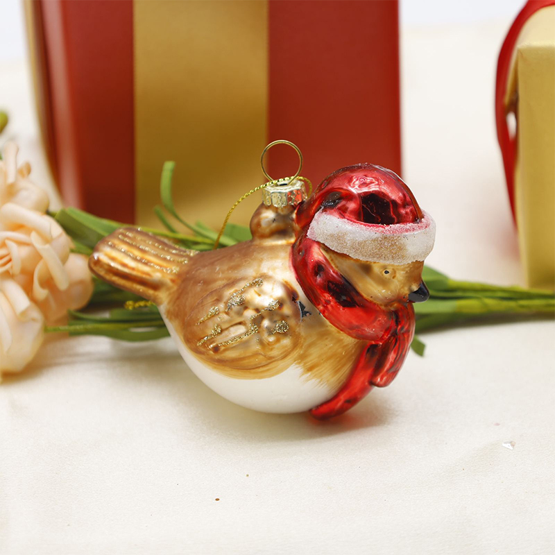 Hiasan Gantung Hiasan Kaca Krismas Berbentuk Haiwan